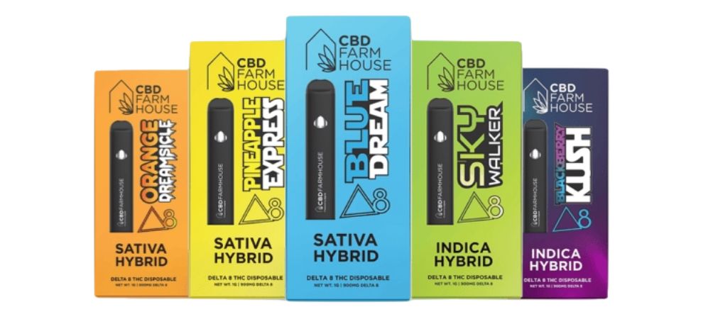 Undoubtedly, the Delta 8 Disposable Pens are one of the top-selling cannabis products at CBD Farmhouse.
