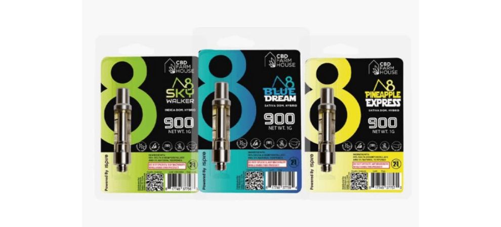 Our Delta 8 Carts allow you to explore a greater variety of flavors with 4 more strains added, such as berry gelato, blackberry Kush, and Caribbean.