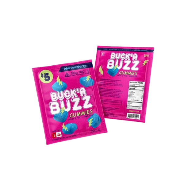 Buck A Buzz D9 Blue Buzzberry Gummies