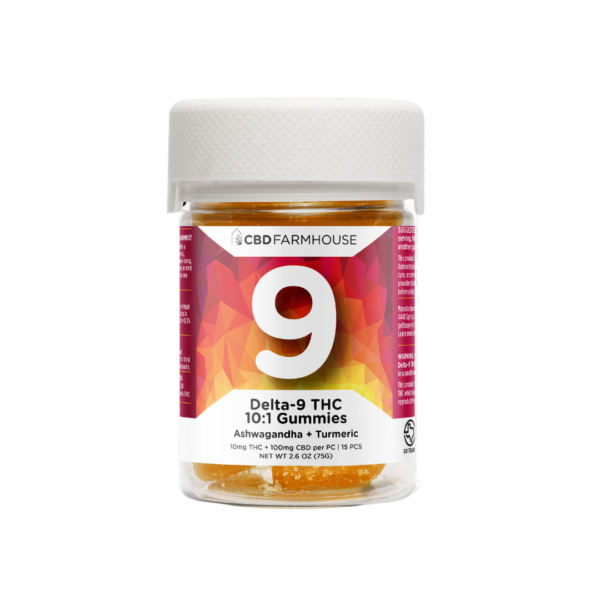 Delta 9 THC 101 Ashwagandha Turmeric Gummies