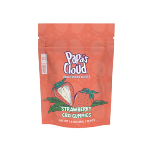 Tasty Papas Cloud CBD Strawberry Gummies pack of 15