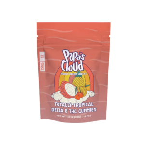 High Quality Papas Cloud D8 Totally Tropical Gummies- 15pcs