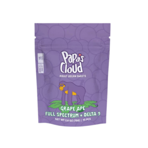 Papas Cloud Full Spectrum D9- Grape Ape Gummies