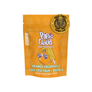 Papas Cloud Full Spectrum D9 Orange Creamsicle Gummies- 15pcs