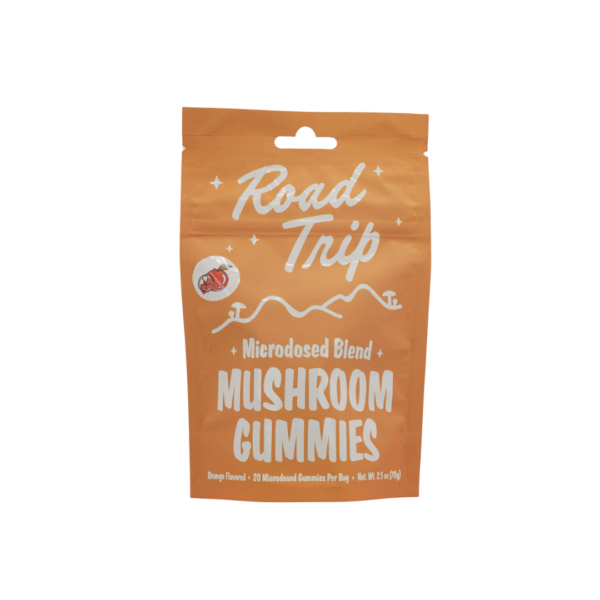 Road Trip Orange Flavored Mushroom Gummies