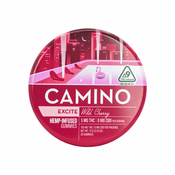 Camino - Excite - Wild Cherry 5MG - 10CT Hemp-Infused Gummies