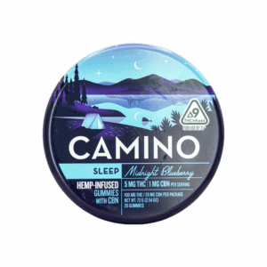 Camino - Sleep - Midnight Blueberry - 5MG THC + 1MG CBN - Hemp-Infused Gummies