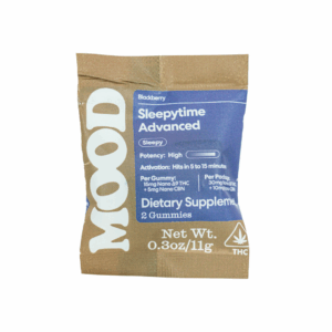 Mood Sleepytime Advanced 25mg Nano D9 THC + 5mg Nano CBN 2CT Satchets