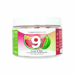 CBD Farmhouse - Delta 9 THC 5:1 Gummies - Watermelon - 50PC