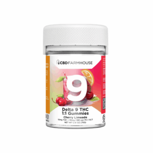 CBD Farmhouse - Delta 9 THC 1:1 Gummies - Cherry Limeade