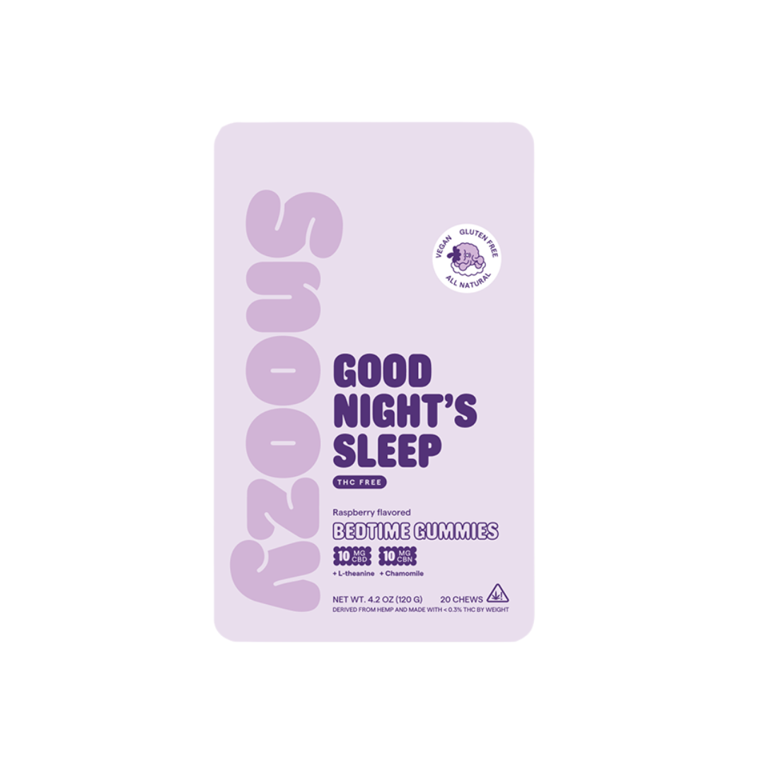 Snoozy Good Night's Sleep THC Free - 10MG CBD + 10MG CBN