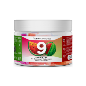 CBD Farmhouse - Delta 9 THC 5:1 Gummies - Watermelon - 50PC